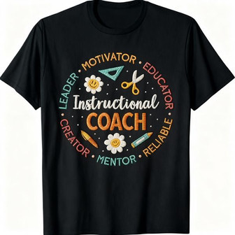 Your First Day Essential - Embroidered Instructional Coach T-Shirt - Thegiftio UK