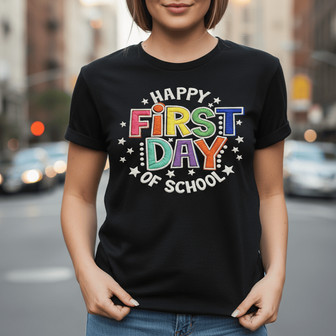 A Perfect First Day Gift - Embroidered Unisex Teacher T-shirt - Thegiftio UK