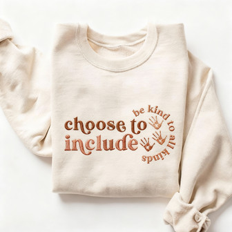 Unite Your Community with this Inclusive Embroidered Sweatshirt - Thegiftio UK