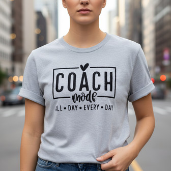 Unleash the Spirit - Coach Mode Embroidered Unisex T-shirt - Thegiftio UK