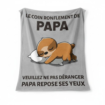 Cadeaux Papa, Plaid Couverture Polaire Idee Cadeau Anniversaire Papa, Cadeau Noel Original, Cadeau Fete des Peres - Cadeauxyz