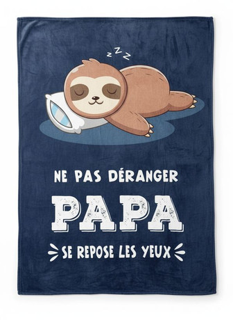 Niyewsor Cadeau Anniversaire Papa, Plaid Couverture Polaire - Cadeau Pour Papa, Fete Des Peres, FêTe Des PèRes Et Cadeaux De NoëL - Cadeauxyz