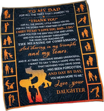 Cabilock Couverture Pour FêTe Des PèRes Couverture Ultra-Douce Plaid Pour Papa Cadeau Pour FêTe Des PèRes Papa - Cadeauxyz