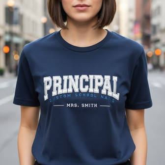 Show Your Principal Love - Custom Embroidered Unisex T-shirt - Thegiftio