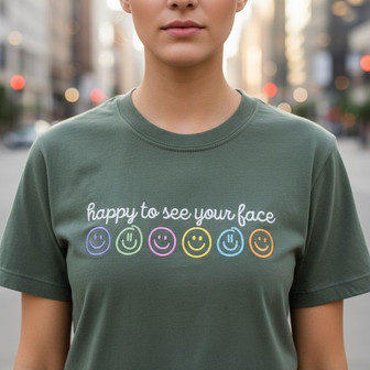 Celebrate Every Mind SPED Teacher Embroidered Comfort Colors Tee - Thegiftio UK