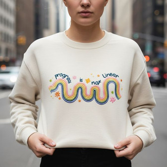 Fresh Start - The Ultimate Embroidered Teacher Sweatshirt - Thegiftio UK