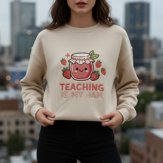 Celebrate Your Passion - Embroidered Teacher Sweatshirt Gift - Thegiftio UK