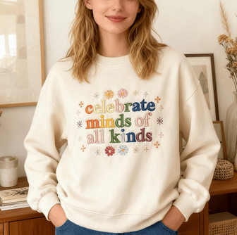 Neurodiversity Matters - Embroidered Teacher Sweatshirt for SPED - Thegiftio UK