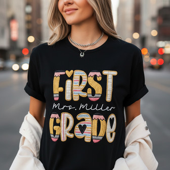 Empower Your Team Teacher Embroidered Comfort Colors T-shirt - Thegiftio