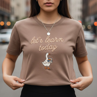 Giggle with This Teacher Embroidered Comfort Colors T-shirt Gift - Thegiftio