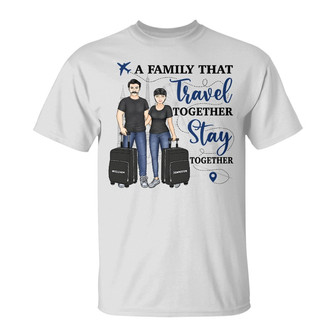 And So The Adventure Begins Custom T-Shirt - Traveling Gift - Thegiftio UK