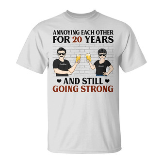 Annoying Each Other Personalized T-Shirt - Anniversary Gift - Thegiftio UK
