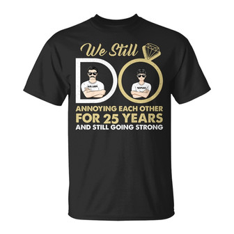 Annoying Each Other Personalized T-Shirt - Anniversary Gift - Thegiftio UK