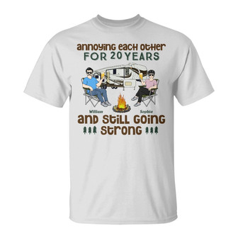 Annoying Each Other Personalized T-Shirt - Gift for Couples - Thegiftio UK