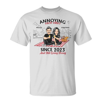 Annoying Each Other Still Going Strong Custom T-Shirt - Thegiftio UK