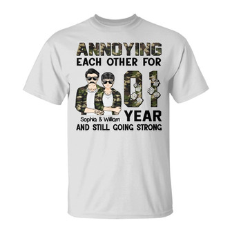 Annoying Each Other Still Going Strong Custom T-Shirt - Gift - Thegiftio UK