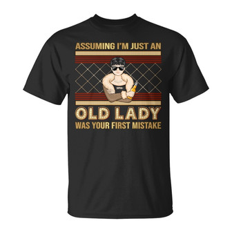 Assuming I'm Just An Old Lady Custom Sweatshirt - Thegiftio UK