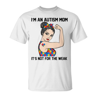 Autism Mom Strong Woman Personalized T-Shirt - Gift for Mom - Thegiftio UK