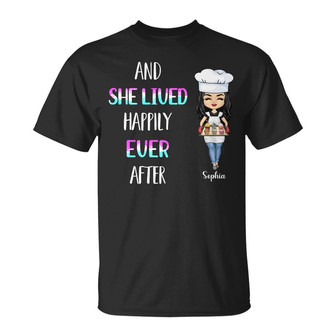 Baking And She Lived Happily Ever After Custom Hoodie - Gift - Thegiftio UK