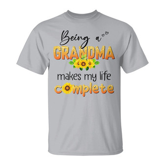 Being Grandma Makes My Life Complete Custom T-Shirt - Thegiftio UK