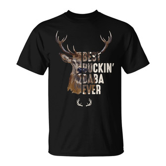 Best Buckin Dad Grandpa Deer Hunting Custom T-Shirt - Gift - Thegiftio UK
