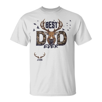 Best Buckin' Dad Personalized T-Shirt - Gift for Dad - Thegiftio UK