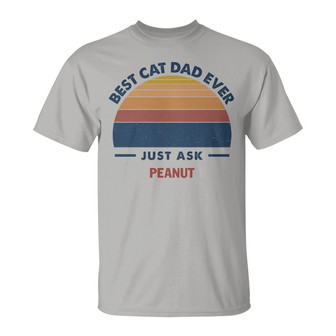 Best Cat Dad Mom Walking Cat Retro Custom T-Shirt - Thegiftio UK