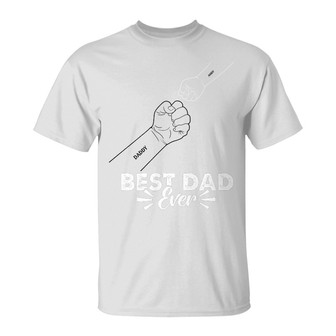 Best Dad Ever Personalized T-Shirt - Birthday Gift - Thegiftio UK