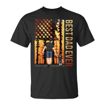 Best Dad Papa Ever Personalized T-Shirt - Birthday Gift - Thegiftio UK