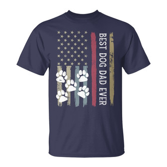 Best Dog Dad Cat Dad Custom T-Shirt - Gift for Pet Lovers - Thegiftio UK