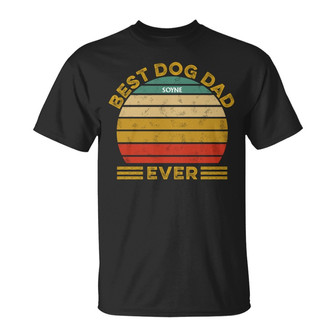 Best Dog Dad Mom Ever Custom T-Shirt - Gift for Dog Lovers - Thegiftio UK