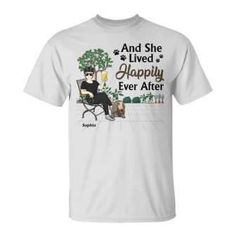 Best Dog Mom Ever Personalized T-Shirt - Gift for Dog Lovers - Thegiftio UK