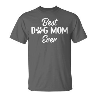Best Dog Mom Ever Personalized T-Shirt - Gift for Dog Mom - Thegiftio UK
