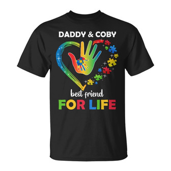 Best Friends For Life Autism Heart Custom T-Shirt - Gift - Thegiftio UK