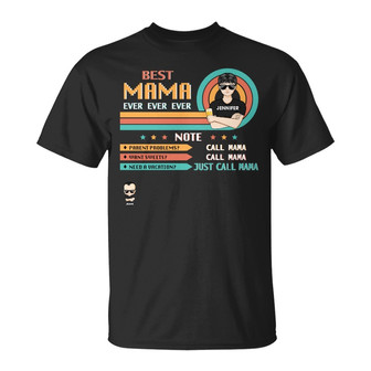 Best Papa Ever Just Call Papa Custom T-Shirt - Gift for Dad - Thegiftio UK