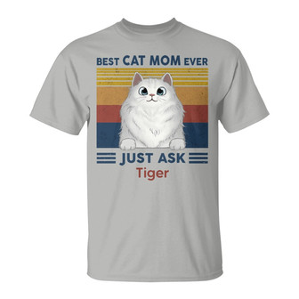 Best Servant Ever Just Ask Fluffy Cat Custom T-Shirt - Gift - Thegiftio UK