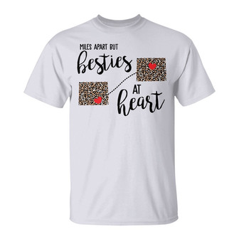 Besties At Heart Personalized T-Shirt - Gift for Friends - Thegiftio UK