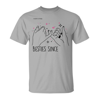 Besties Since Personalized T-Shirt - Gift for Friends - Thegiftio UK