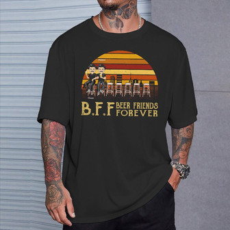 BFF Beer Friends Forever Custom T-Shirt - Gift for Besties - Thegiftio UK