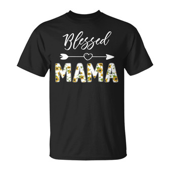Blessed Mama Custom T-Shirt - Perfect Gift for Mom - Thegiftio UK