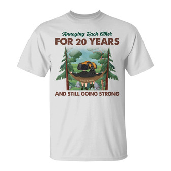 Camping Couple Annoying Each Other Custom T-Shirt - Gift - Thegiftio UK