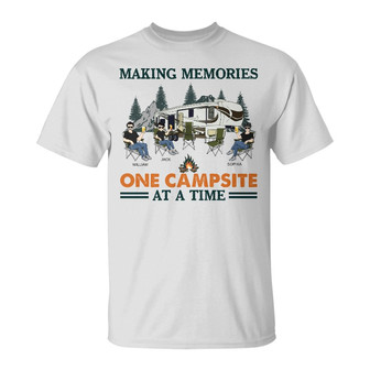 Camping Family Making Memories Custom T-Shirt - Family Gift - Thegiftio UK