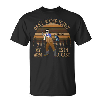 Can't Work Today Fishing Custom T-Shirt - Gift for Fisherman - Thegiftio UK