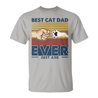 Cat Dad Retro Personalized T-Shirt - Gift for Cat Dads - Thegiftio UK