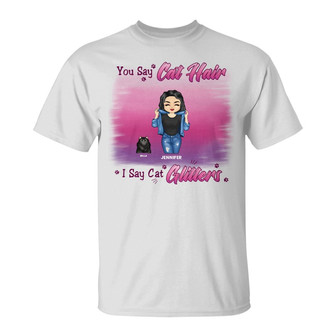 Cat Mom It's Cat Glitters Custom T-Shirt - Cat Lovers Gift - Thegiftio UK