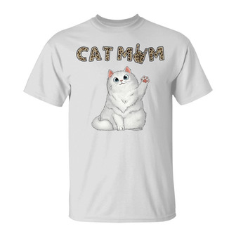 Cat Mom Rockin Fluffy Cats Custom T-Shirt - Cat Lovers Gift - Thegiftio UK