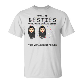 Chibi Bestie We'll Be Friends Custom Hoodie - Gift for BFF - Thegiftio UK