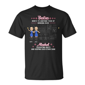 Chibi Friendship You Should Meet My Besties Custom T-Shirt - Thegiftio UK