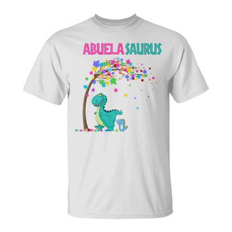 Colorful Tree Grandmasaurus Personalized T-Shirt - Thegiftio UK