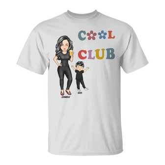 Cool Grandma Club Personalized T Shirt - Gift for Grandma - Thegiftio UK